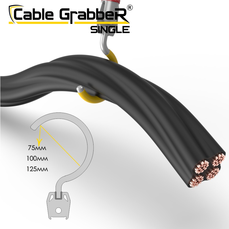 Инструмент безопасности для ручного перемещения кабелей Cable GrabbeR SINGLE STCGS 180